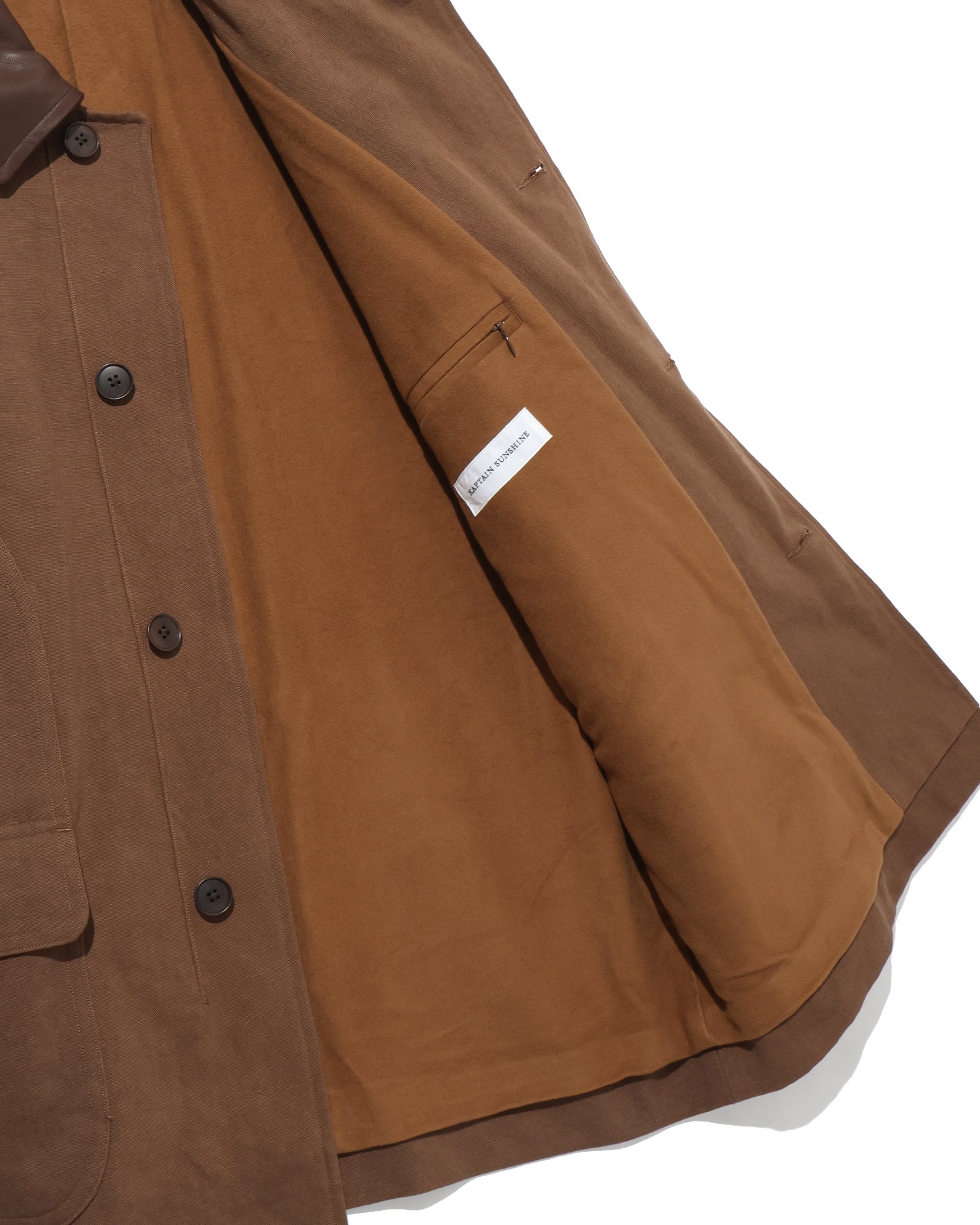 Cotton Hemp Work Coat KAKISHIBU