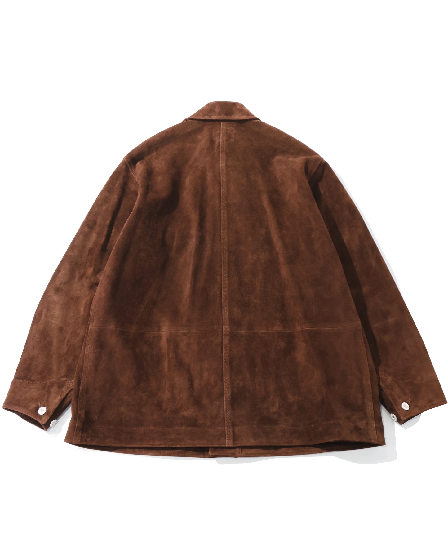 Lambsuede Railroad Chore Jacket Brown