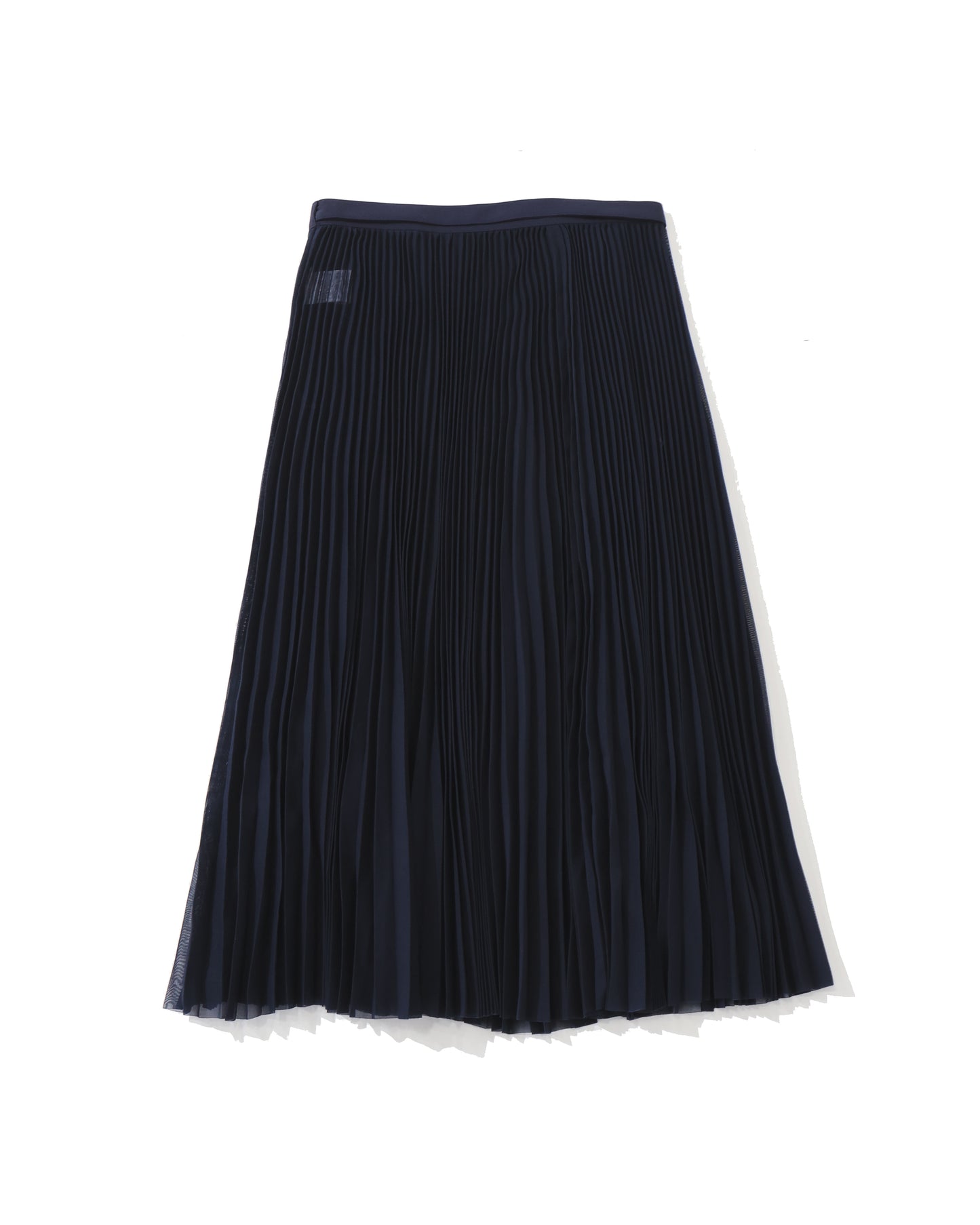 SHEER PLEATED WRAP DRESS 16254