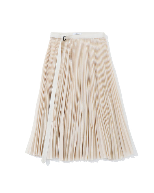 SHEER PLEATED WRAP DRESS 16254