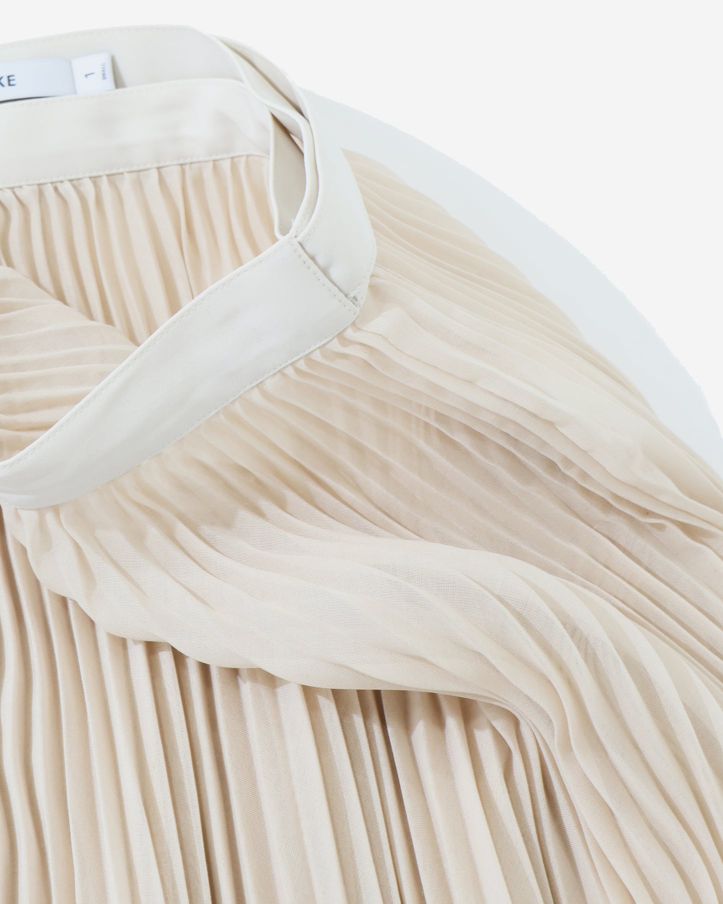 SHEER PLEATED WRAP DRESS 16254