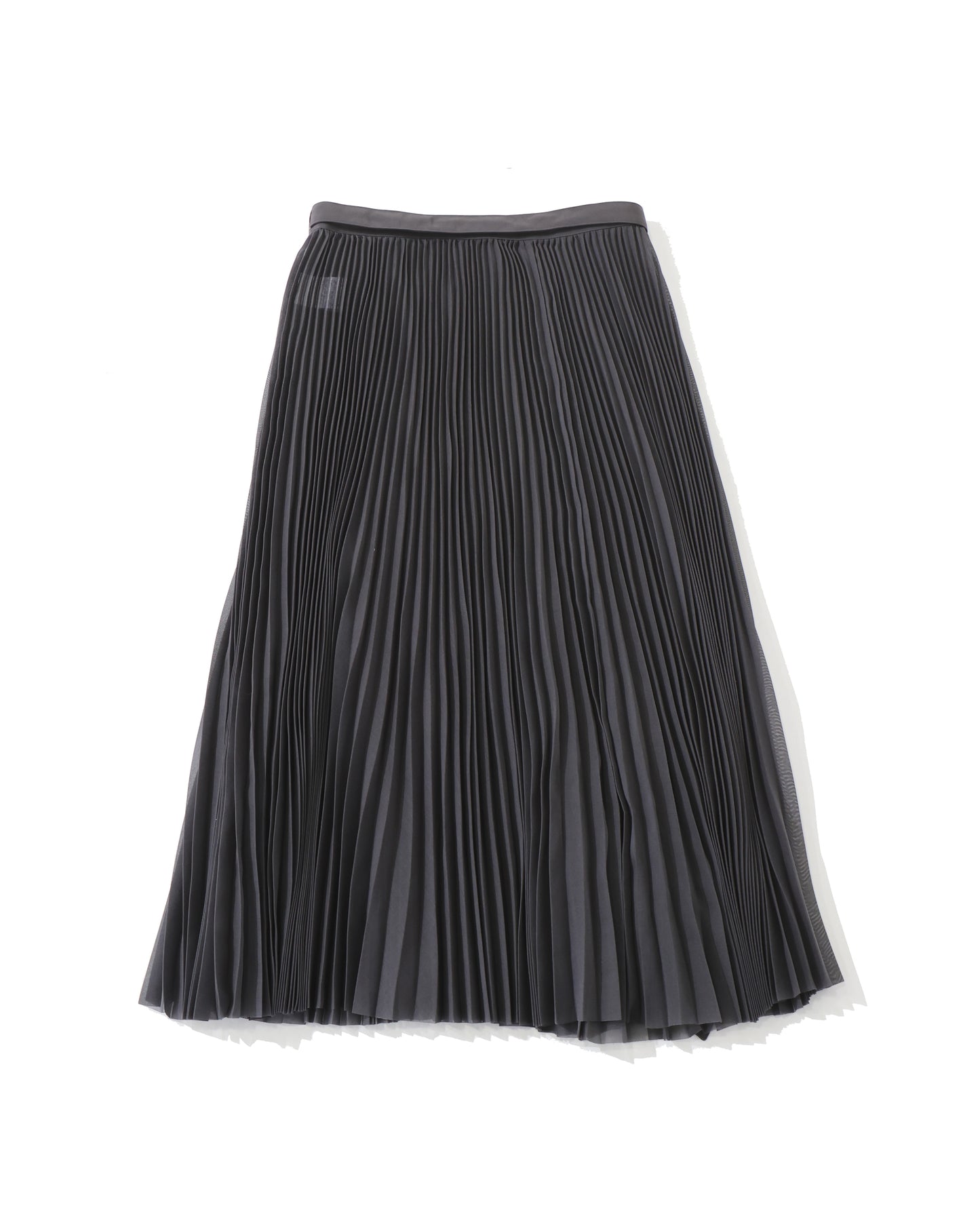 SHEER PLEATED WRAP DRESS 16254