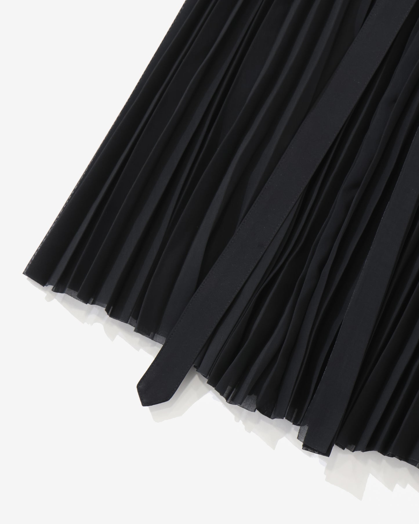SHEER PLEATED WRAP DRESS 16254