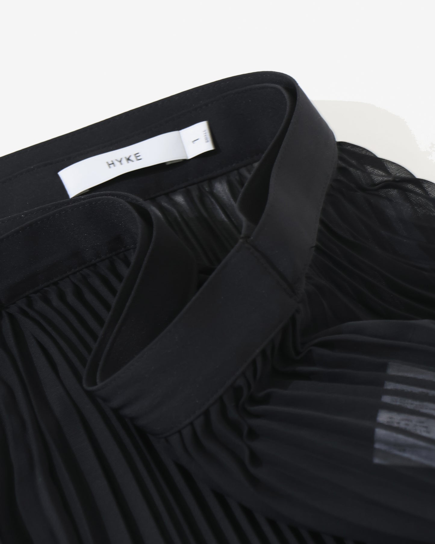 SHEER PLEATED WRAP DRESS 16254