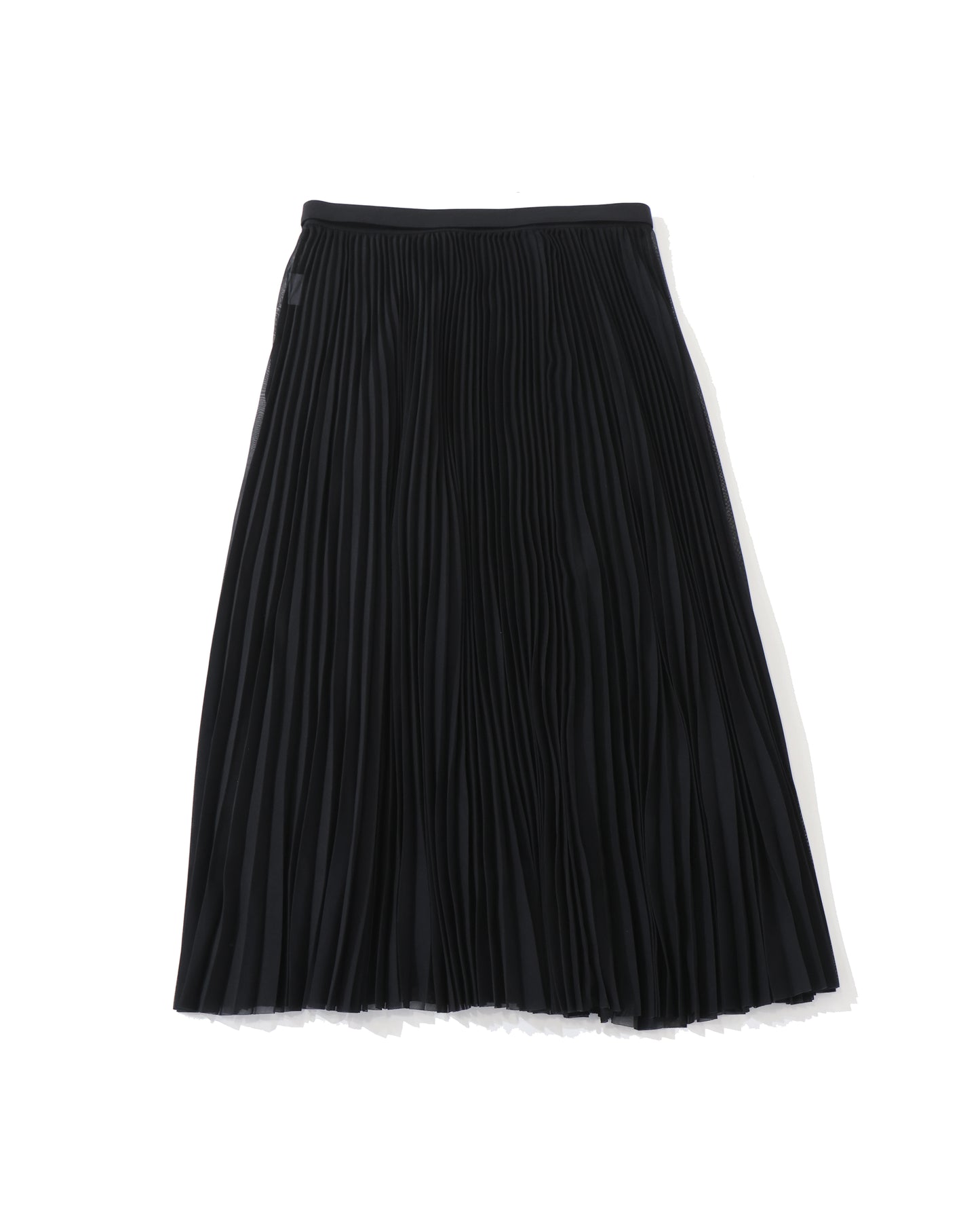 SHEER PLEATED WRAP DRESS 16254