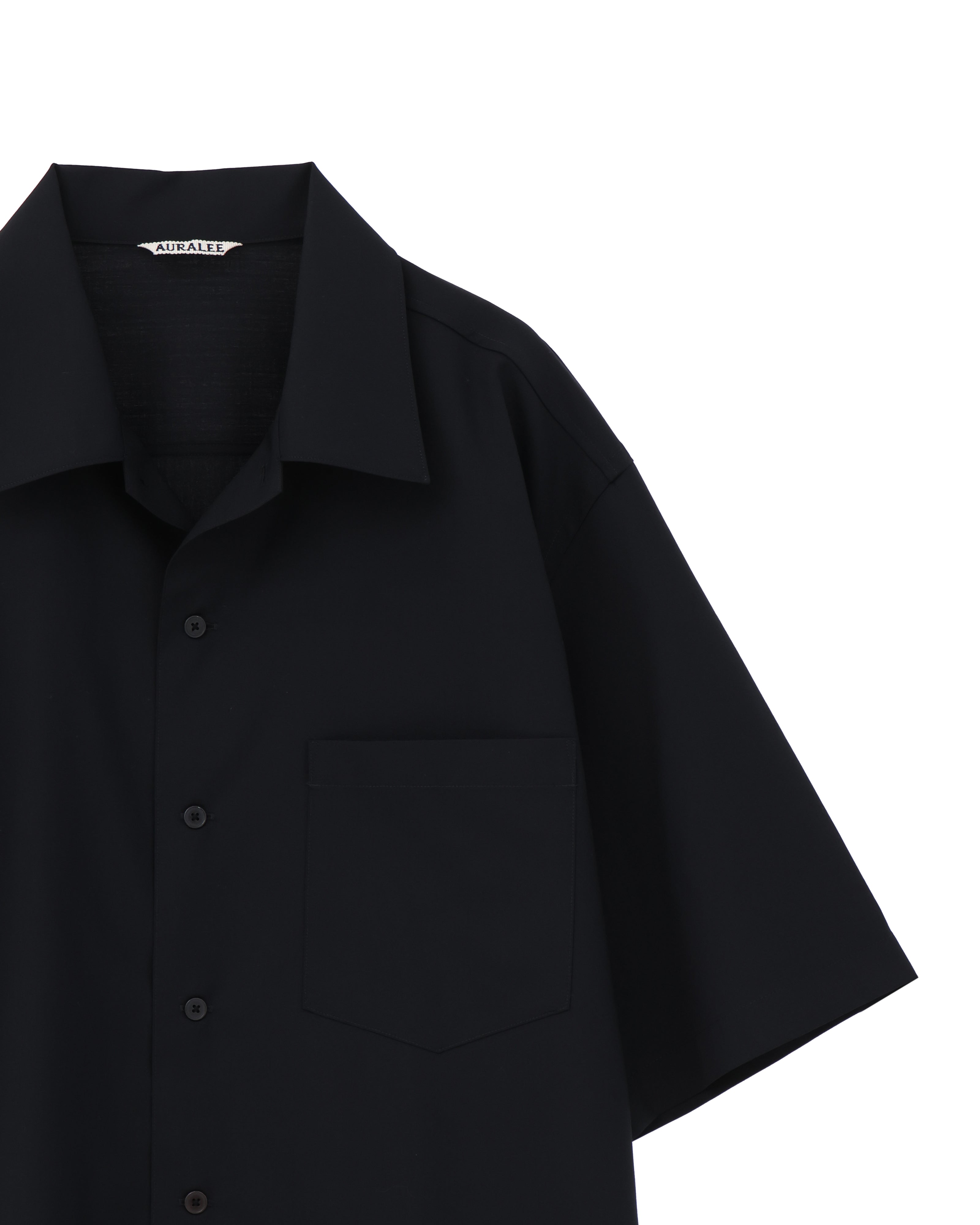 Unlikely wool tropical 半袖シャツ ネイビー MARNI》 Tropical Wool Shirt (MARNI/シャツ) 117004629【BUYMA】