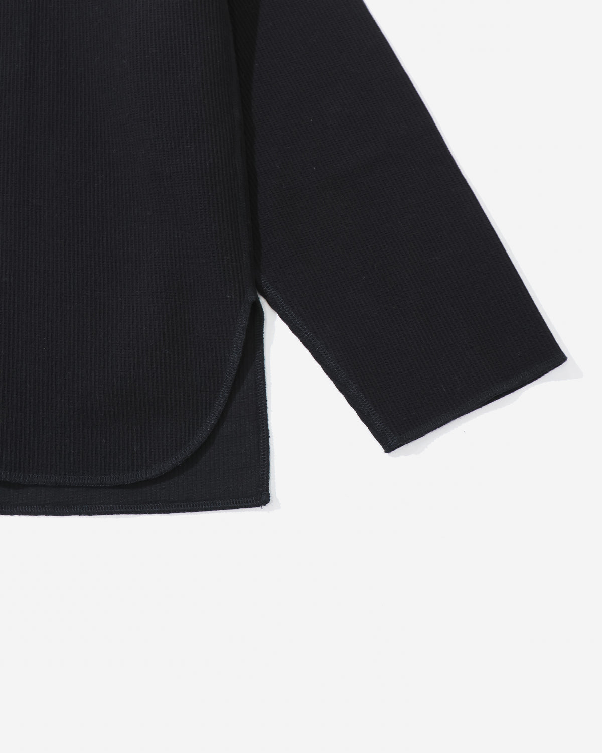 Rough&Smooth Thermal Over-neck L/S Black