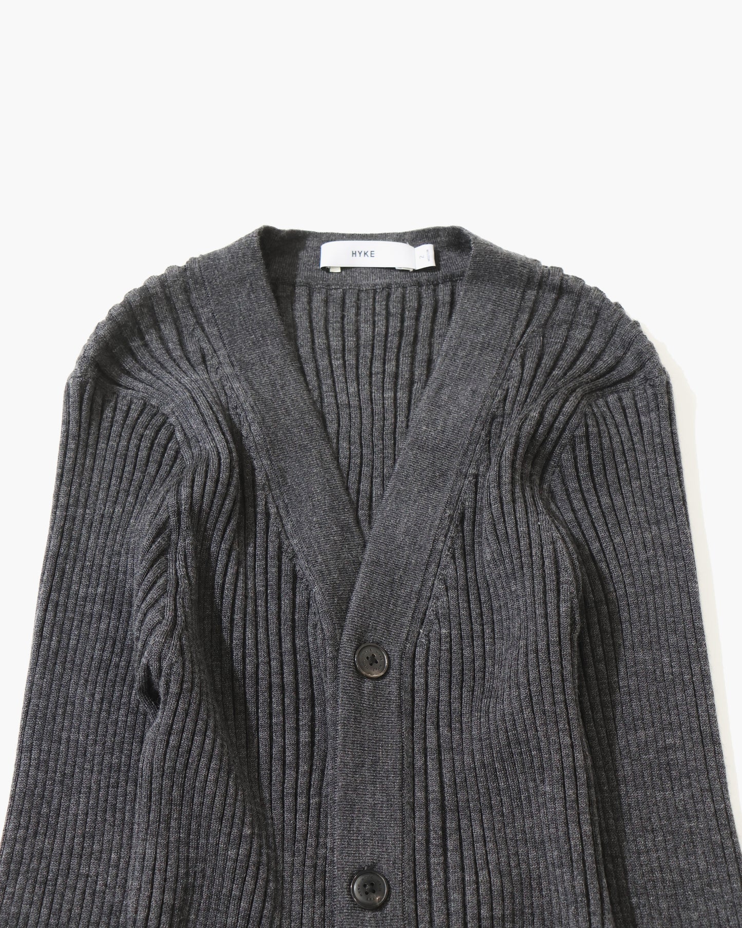 WIDE RIBBED CARDIGAN 11436