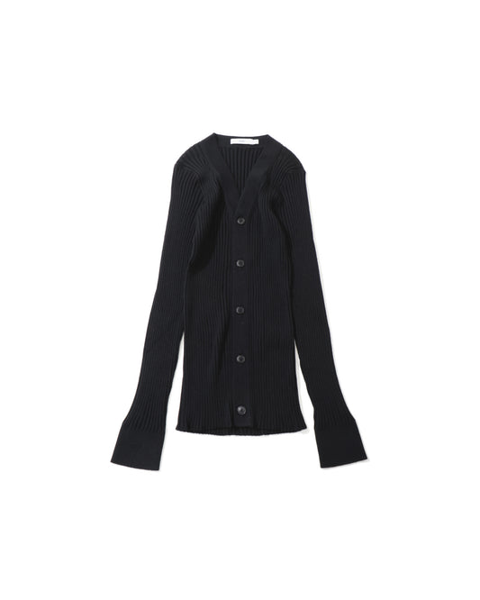WIDE RIBBED CARDIGAN 11436