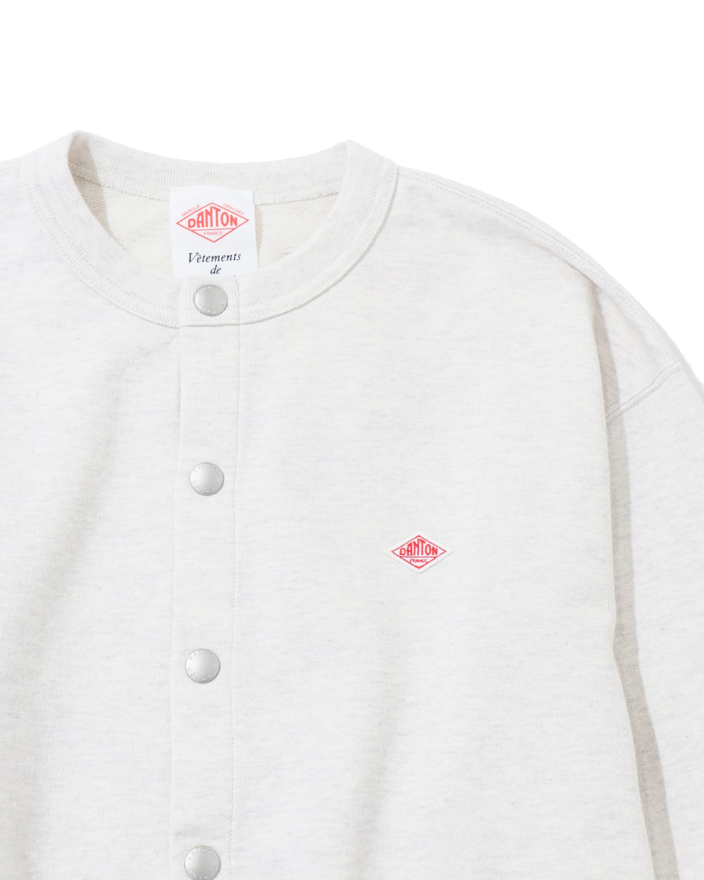 DOD BUTTON CREW NECK CARDIGAN