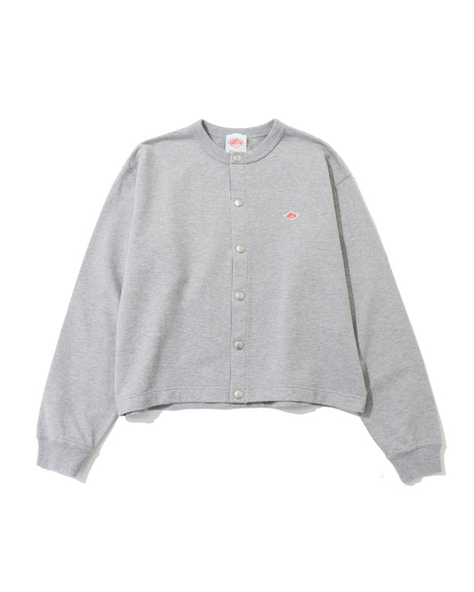 DOD BUTTON CREW NECK CARDIGAN