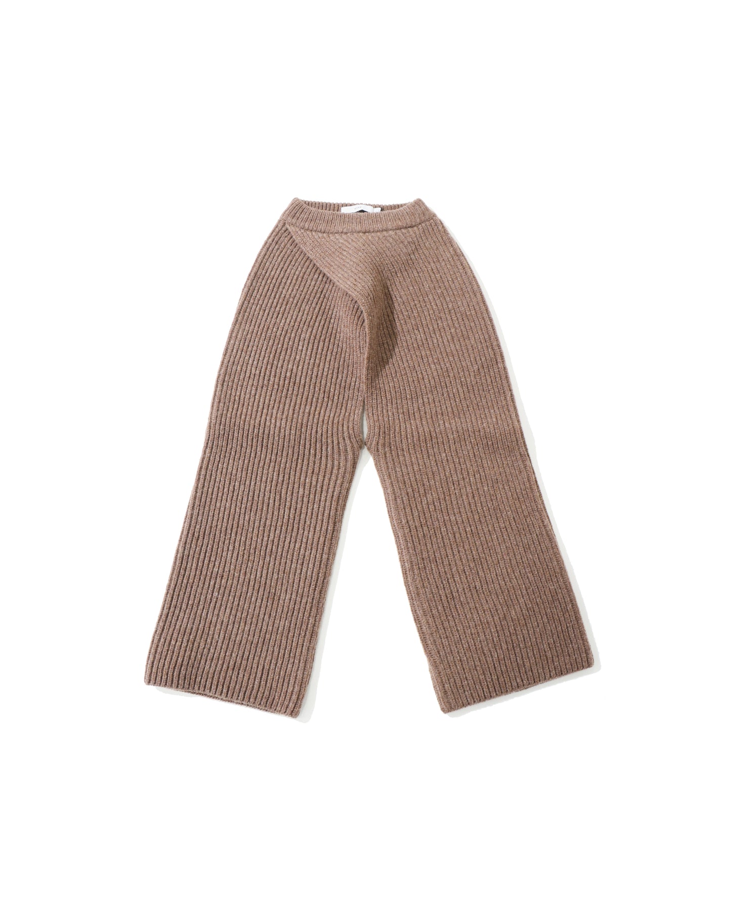 RIBBED-KNIT WOOL CROPPED BOLERO 11446