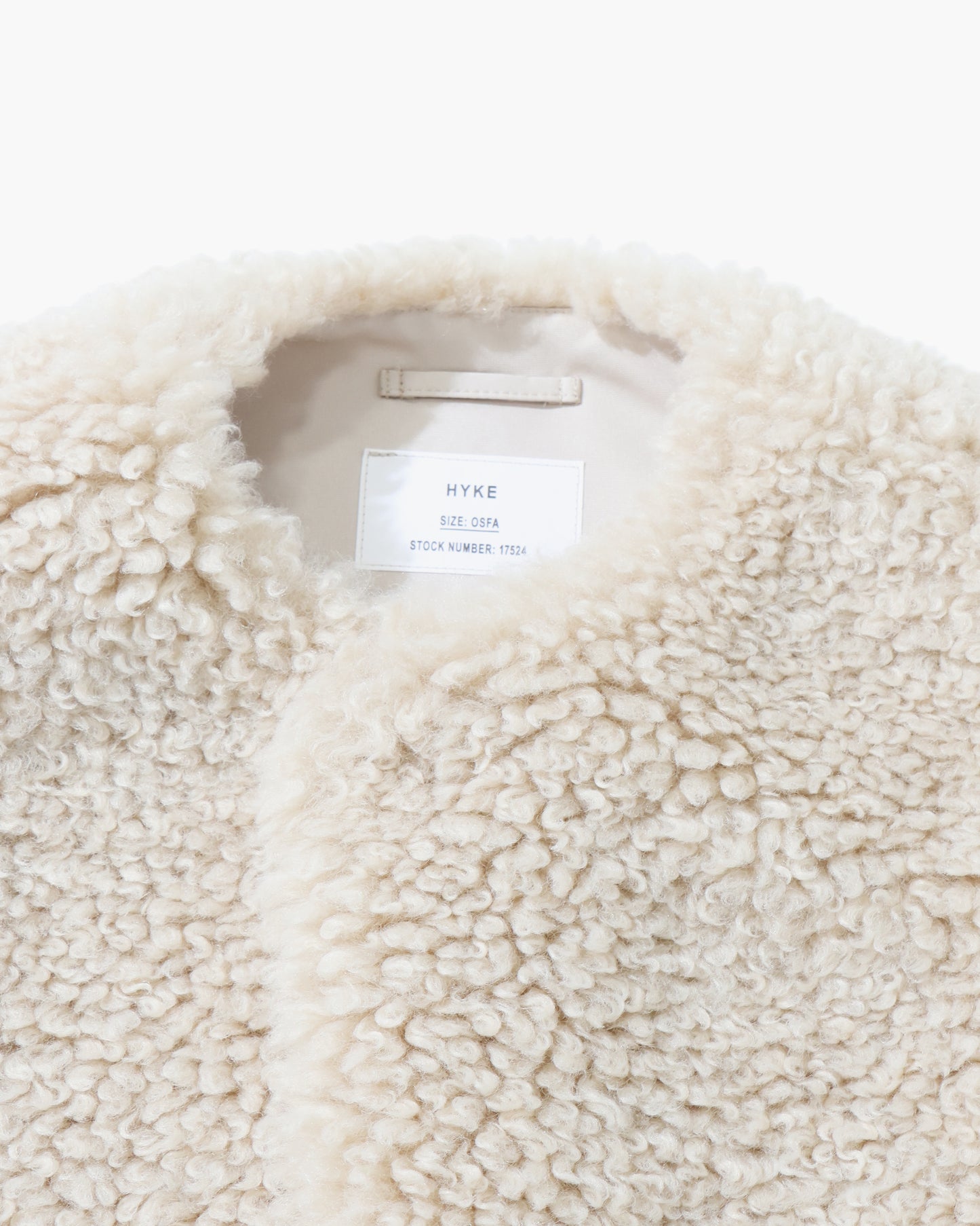 FAUX SHEARLING CROPPED VEST 17524