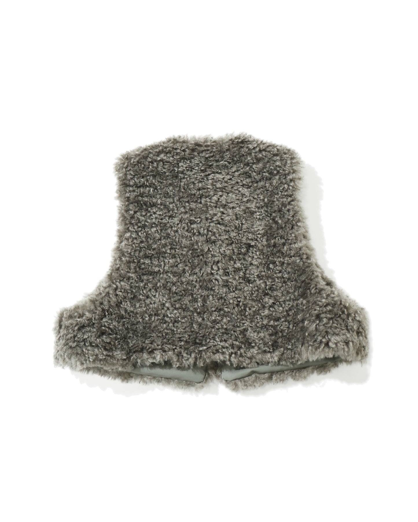 FAUX SHEARLING CROPPED VEST 17524