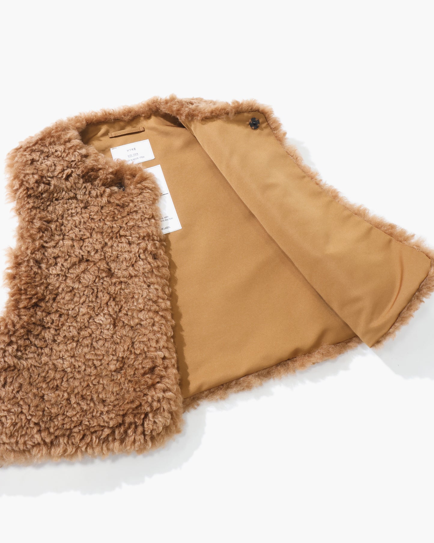 FAUX SHEARLING CROPPED VEST 17524