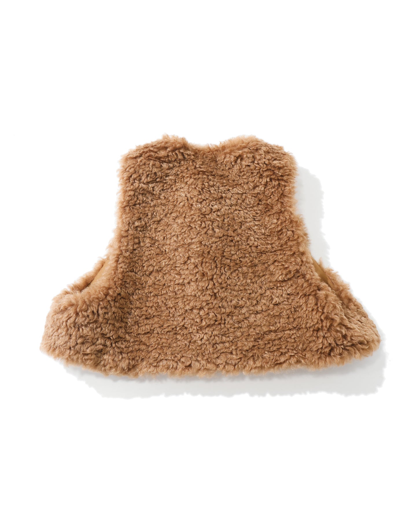 FAUX SHEARLING CROPPED VEST 17524