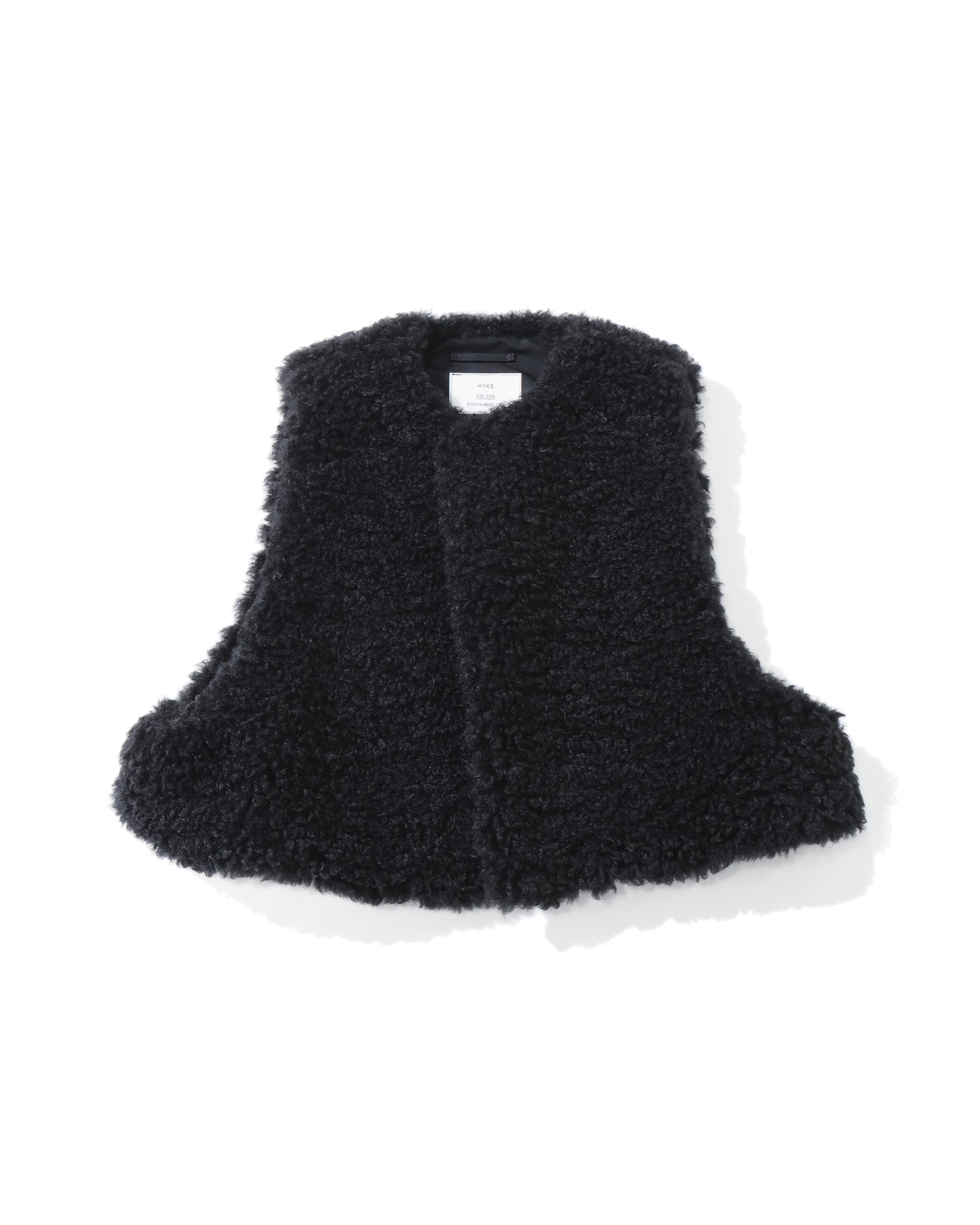 FAUX SHEARLING CROPPED VEST 17524