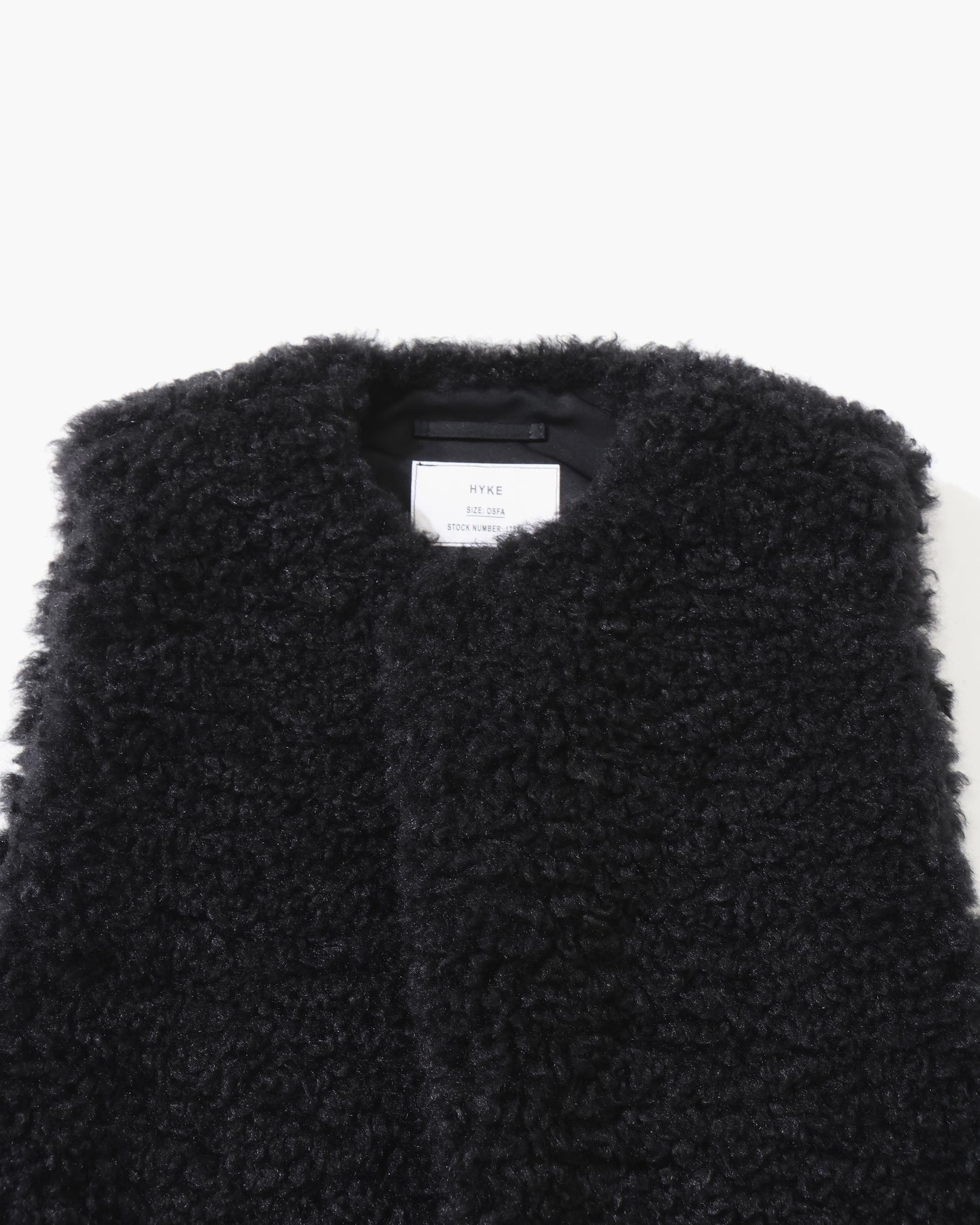 FAUX SHEARLING CROPPED VEST 17524