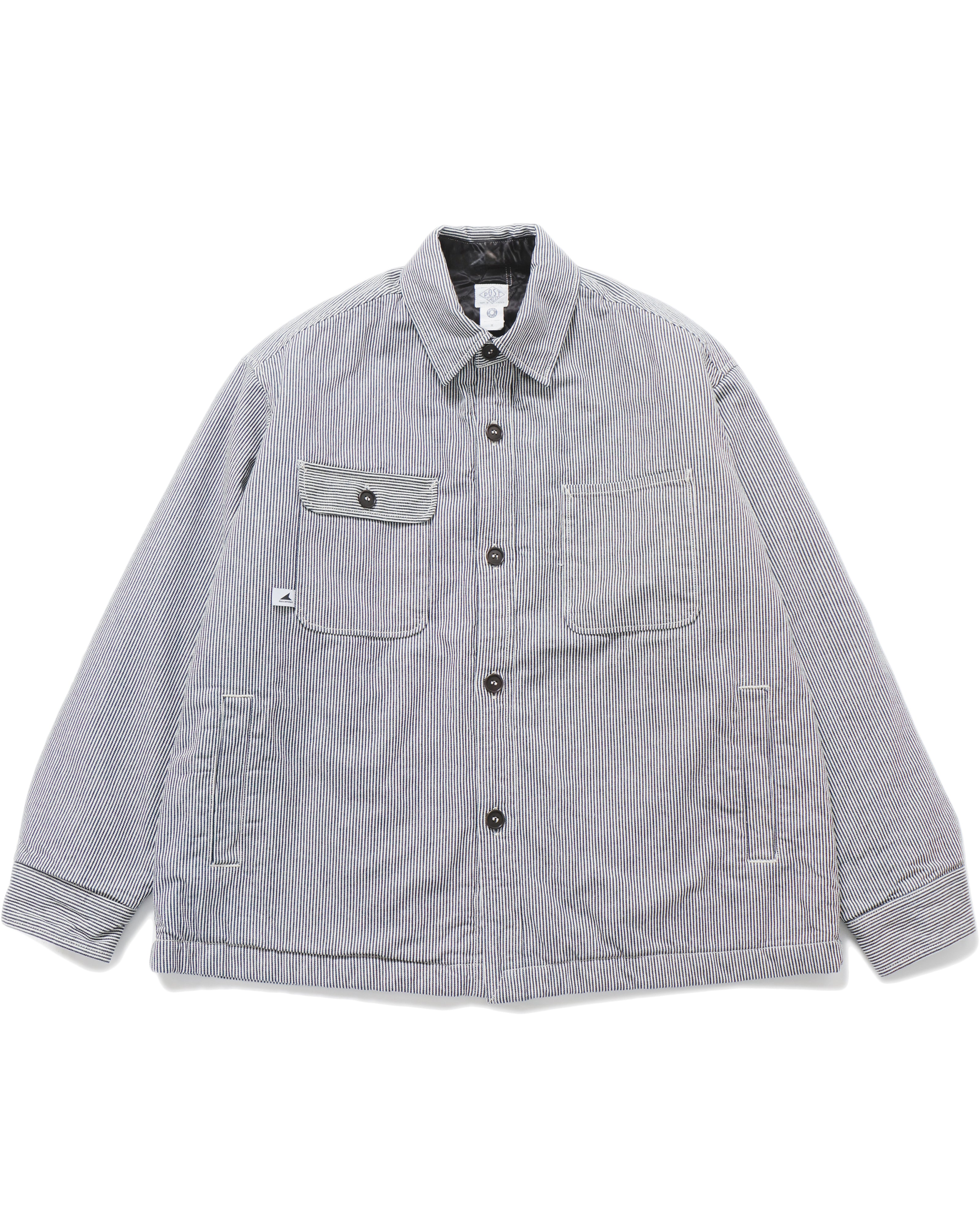 CRA90 HICKORY STRIPE JACKET POST O'ALLS – TIME AFTER TIME