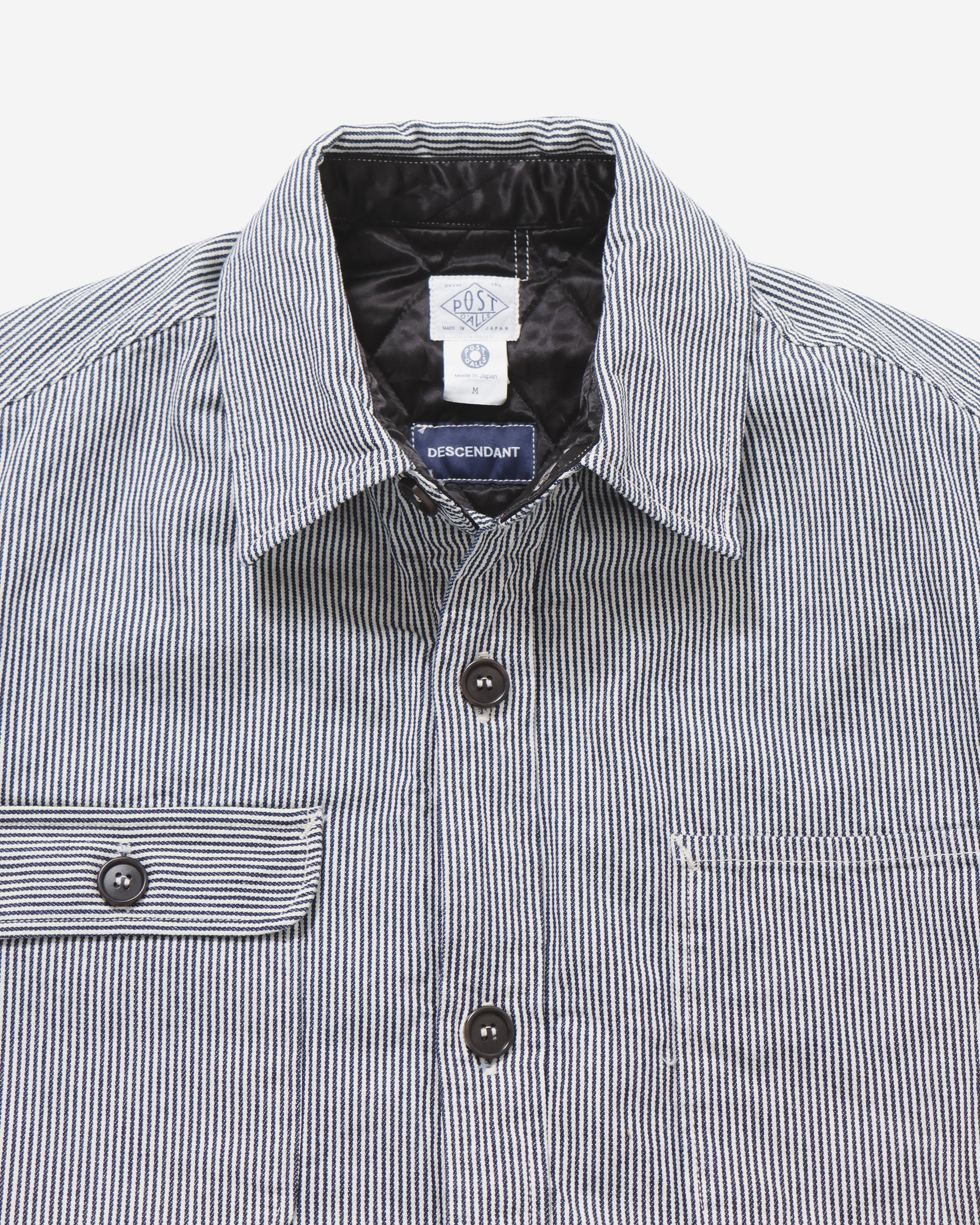 CRA90 HICKORY STRIPE JACKET POST O'ALLS – TIME AFTER TIME