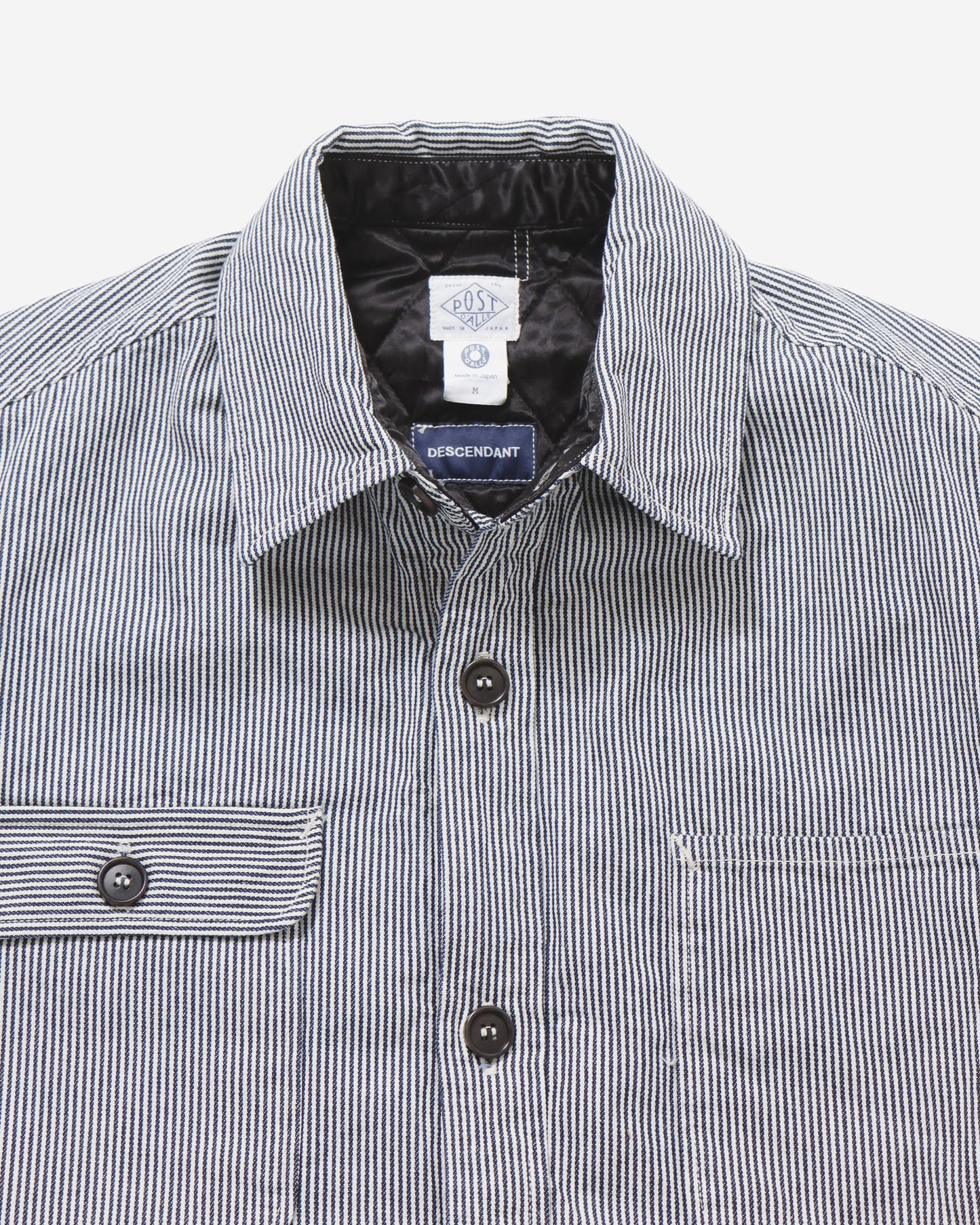 CRA90 HICKORY STRIPE JACKET POST O'ALLS