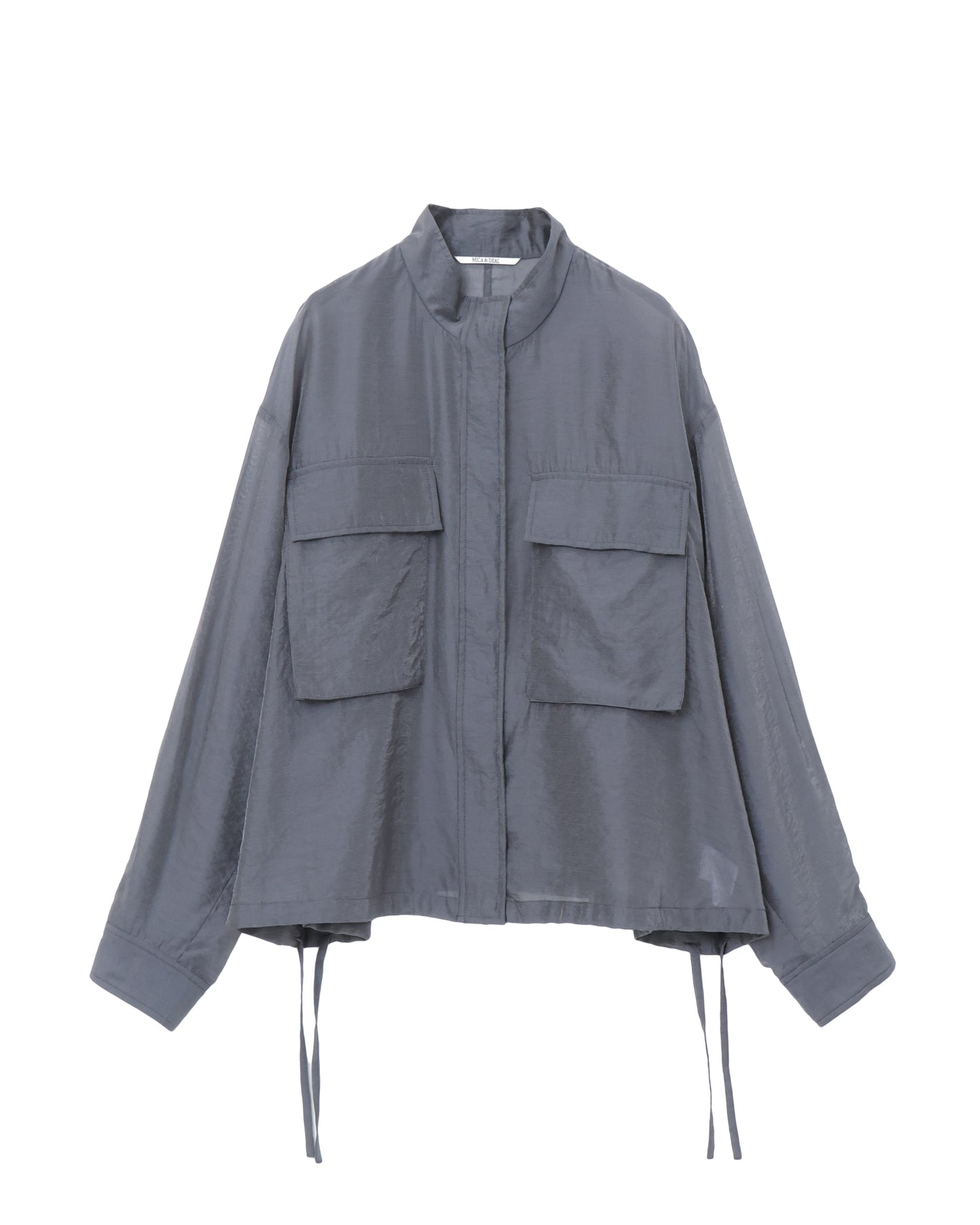 stand collar sheer bz