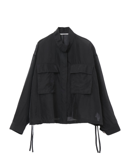 stand collar sheer bz