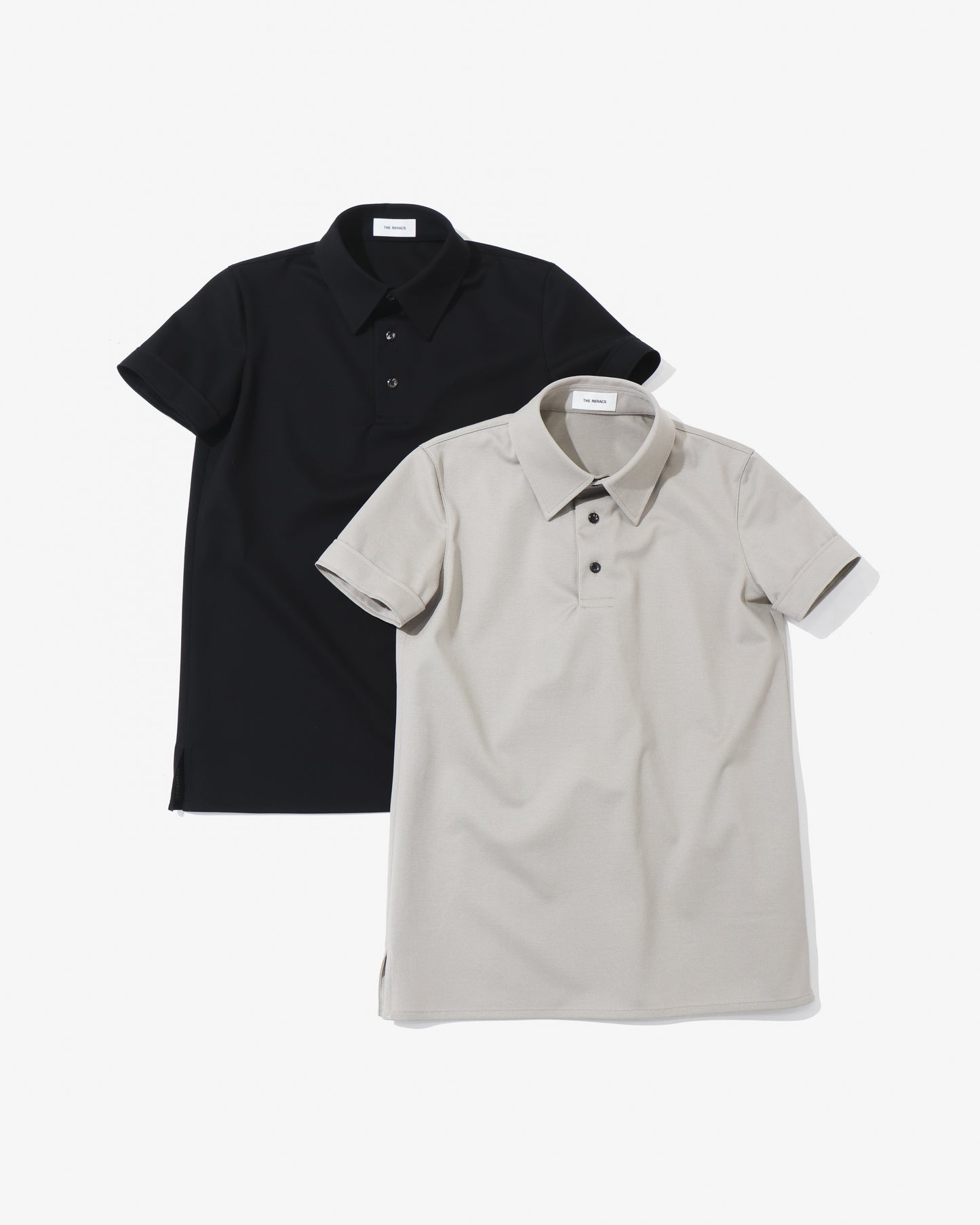 RERACS REGULAR COLLAR POLO DRESS BLOUSE