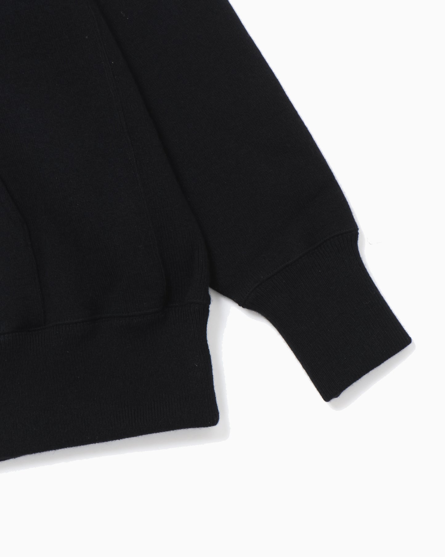 GC twist zip-up Hooded  BLACK