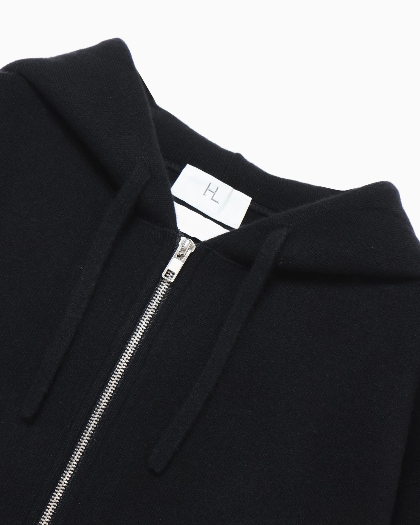 GC twist zip-up Hooded  BLACK