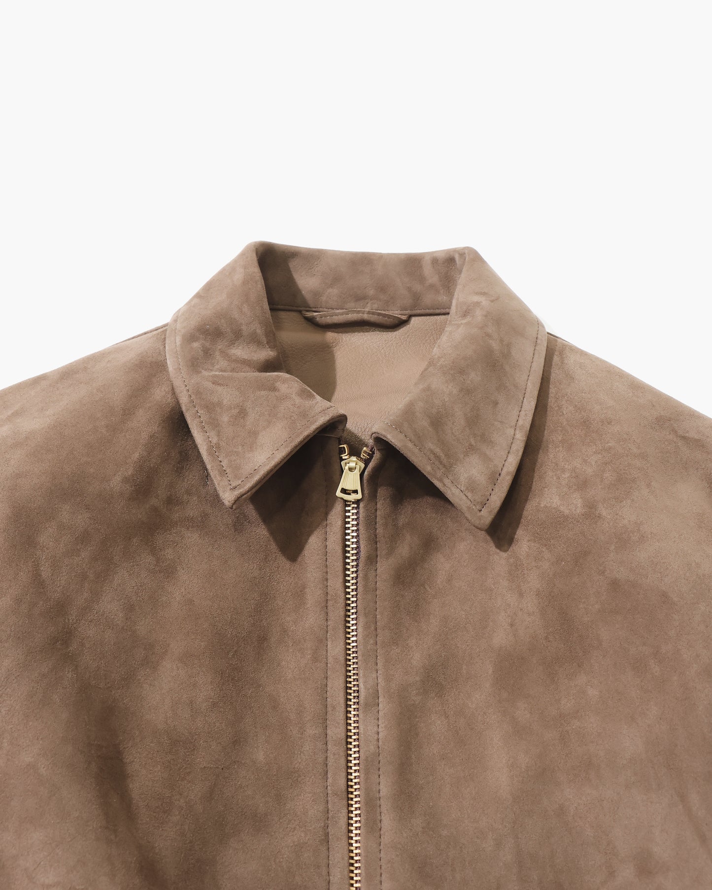 Goat Suede Sports Jacket MOCHA BROWN