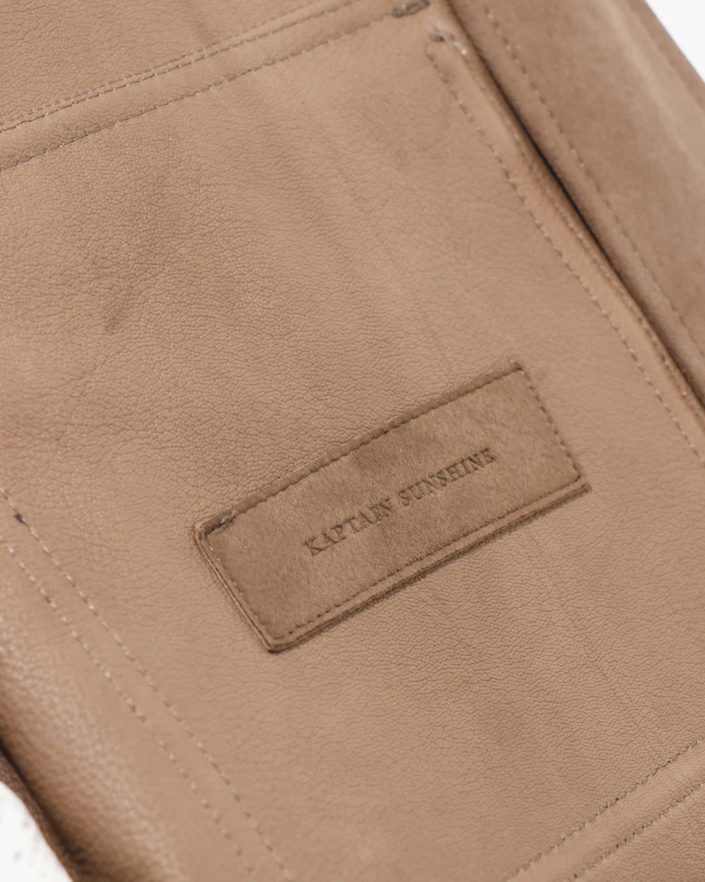 Goat Suede Sports Jacket MOCHA BROWN