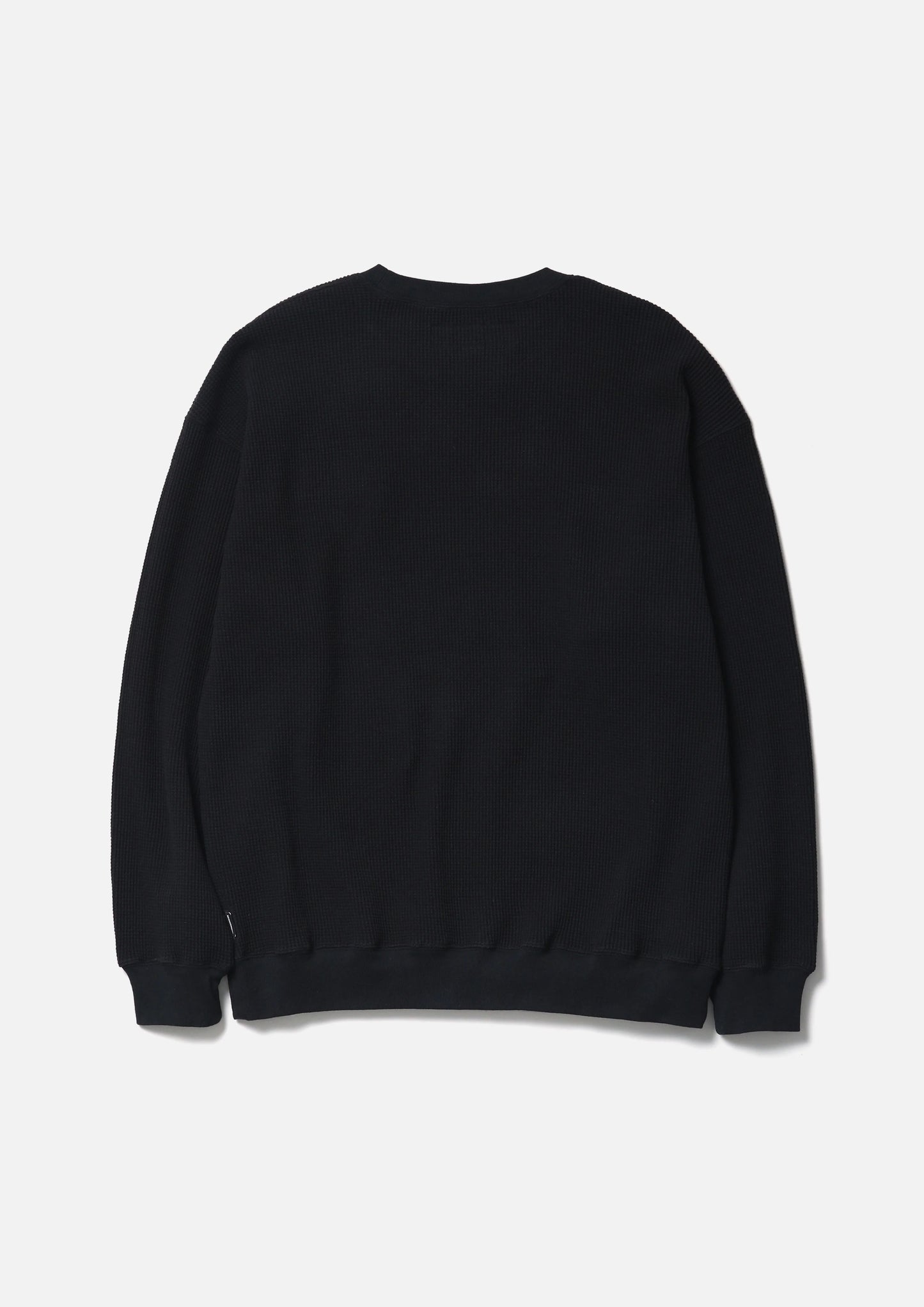 WAFFLE FABRIC CREWNECK LS-1