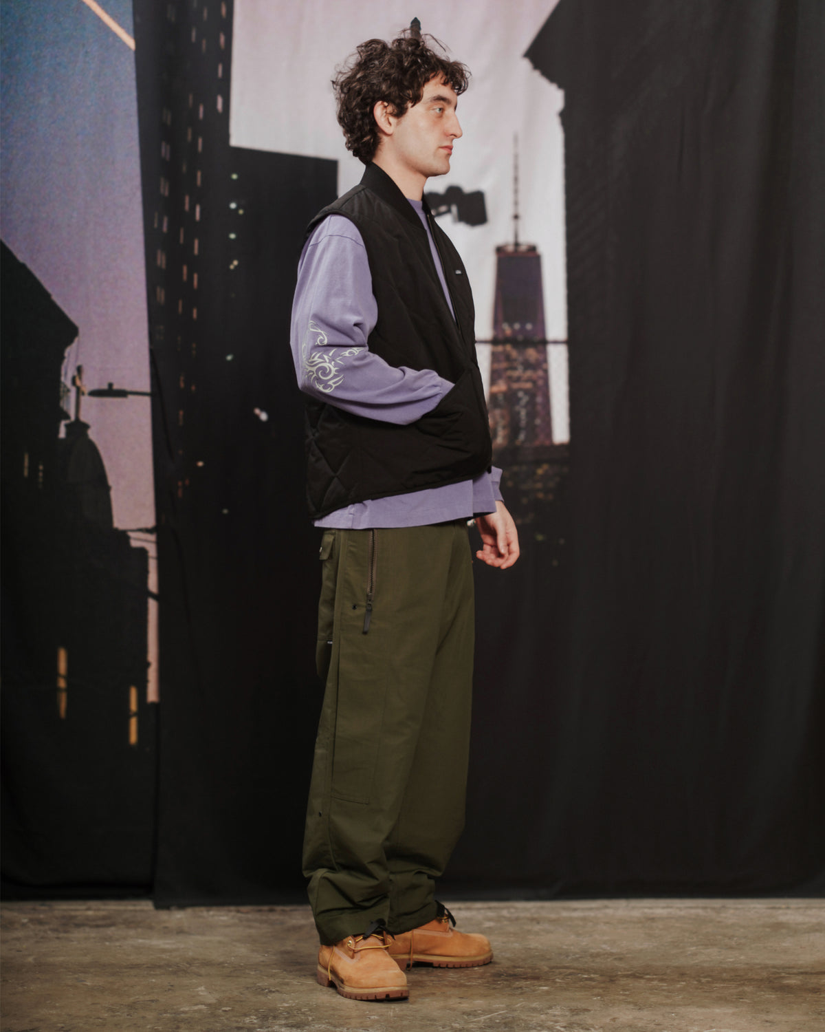 CORDURA NYLON QUILTED ZIP VEST
