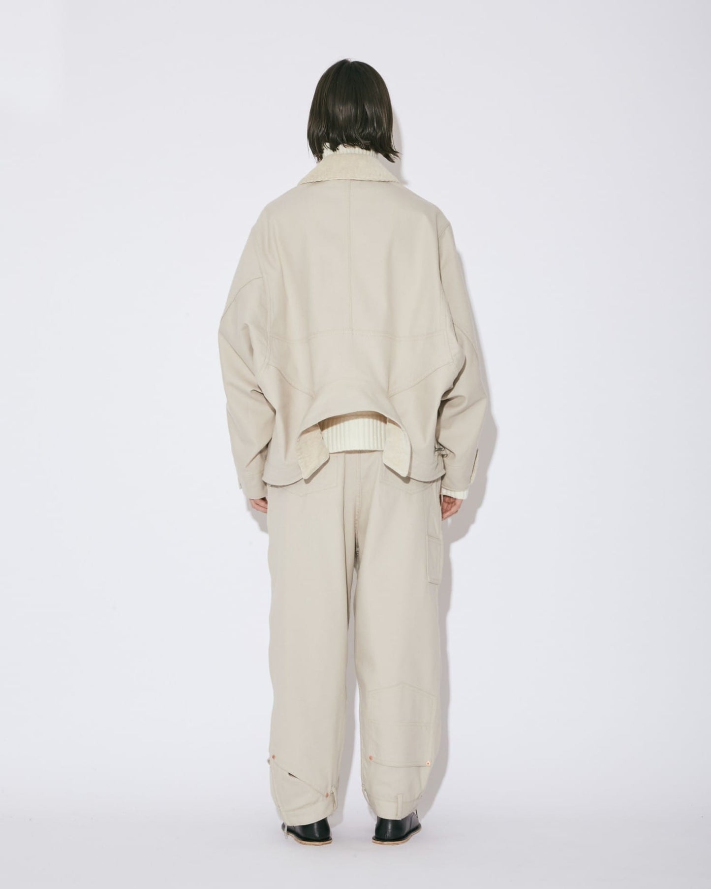 double-end duck cloth blouson