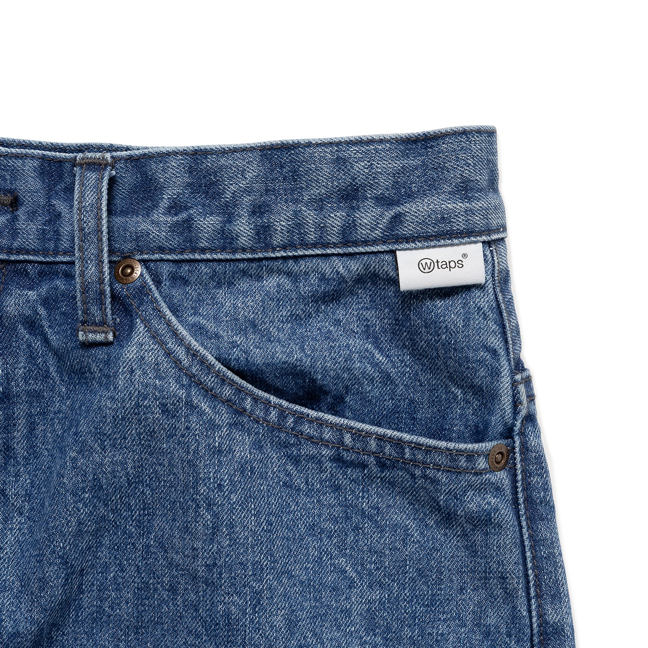 BLUES STRAIGHT / TROUSERS /COTTON. DENIM