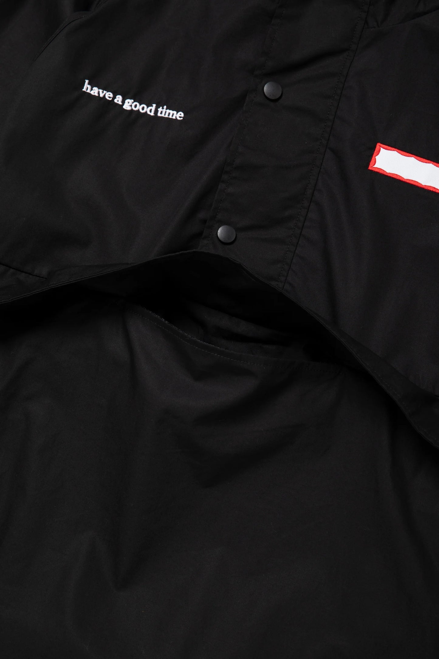 SIDE LOGO SIDE BLANK FRAME ANORAK JACKET