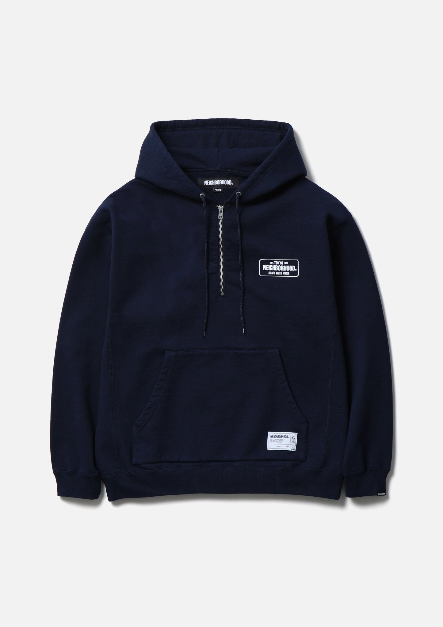 CLASSIC SWEAT HALF ZIP HOODIE LS