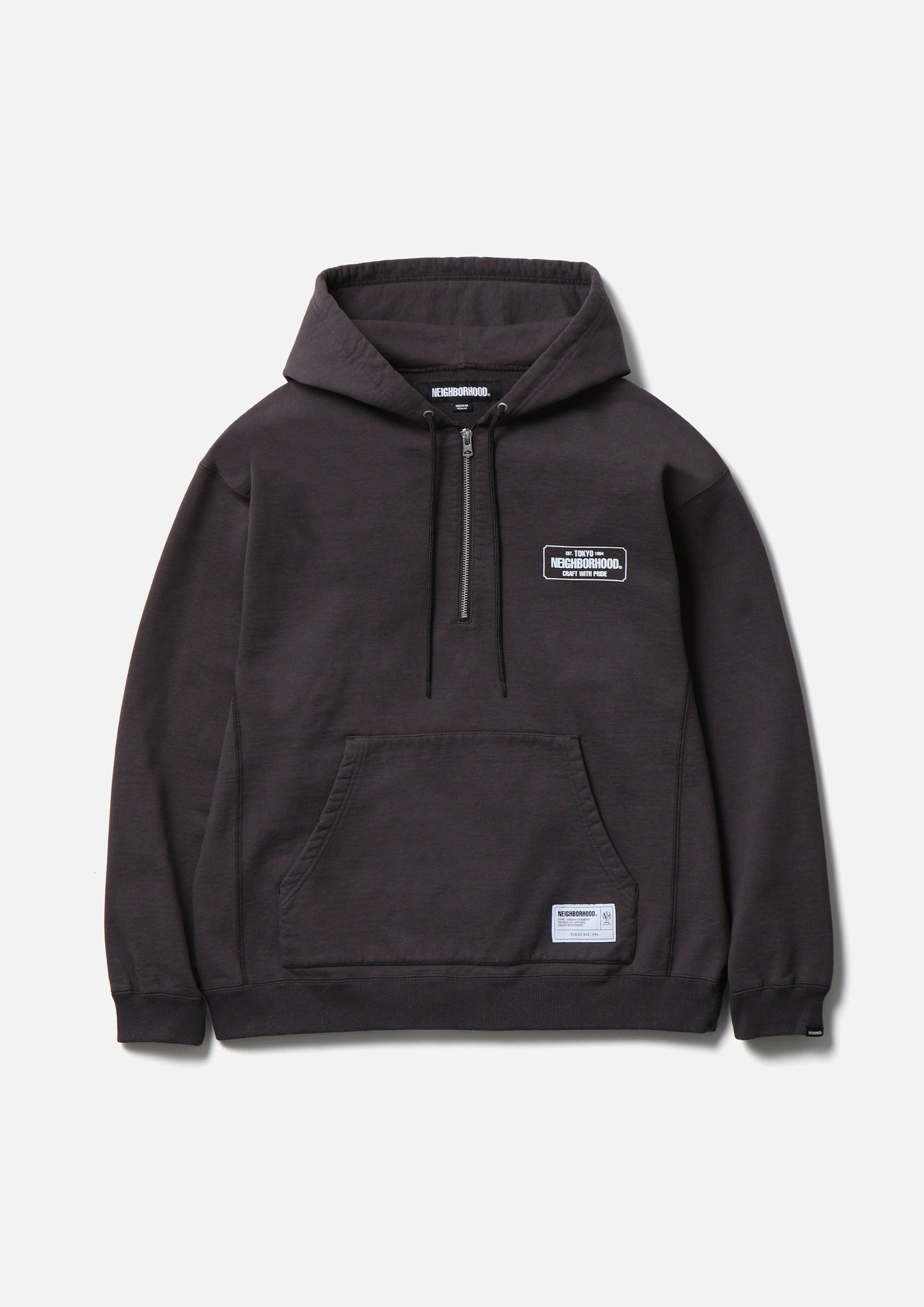 CLASSIC SWEAT HALF ZIP HOODIE LS
