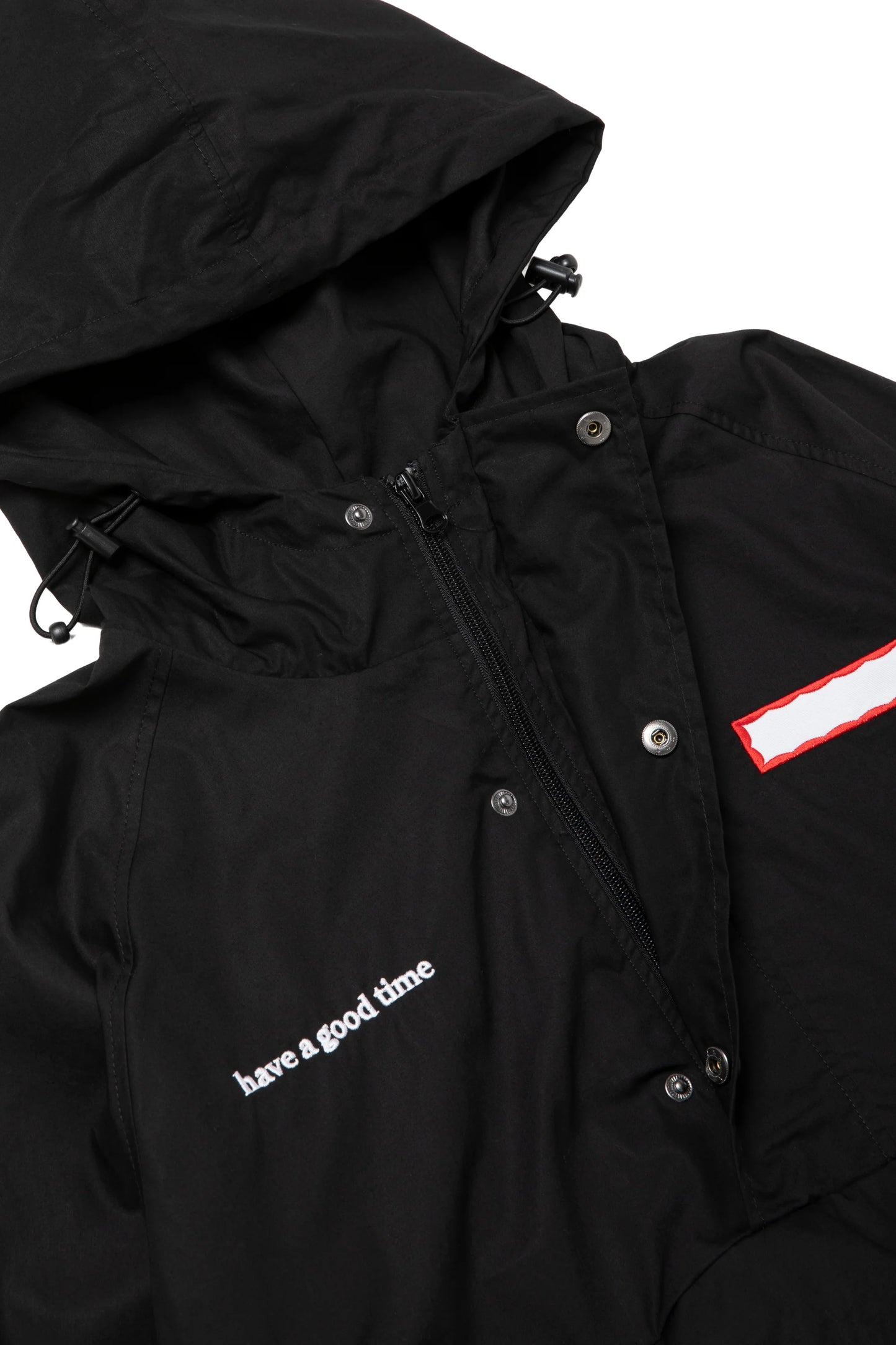 SIDE LOGO SIDE BLANK FRAME ANORAK JACKET