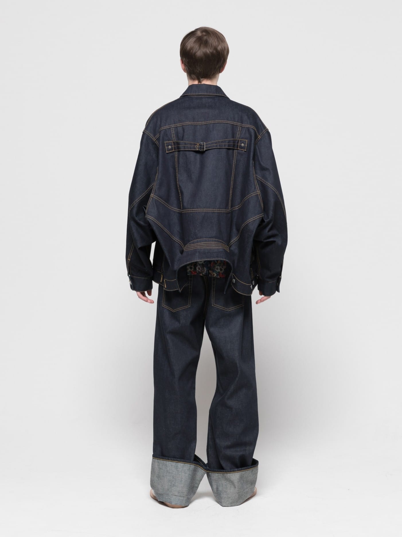 double-end selvedge denim blouson