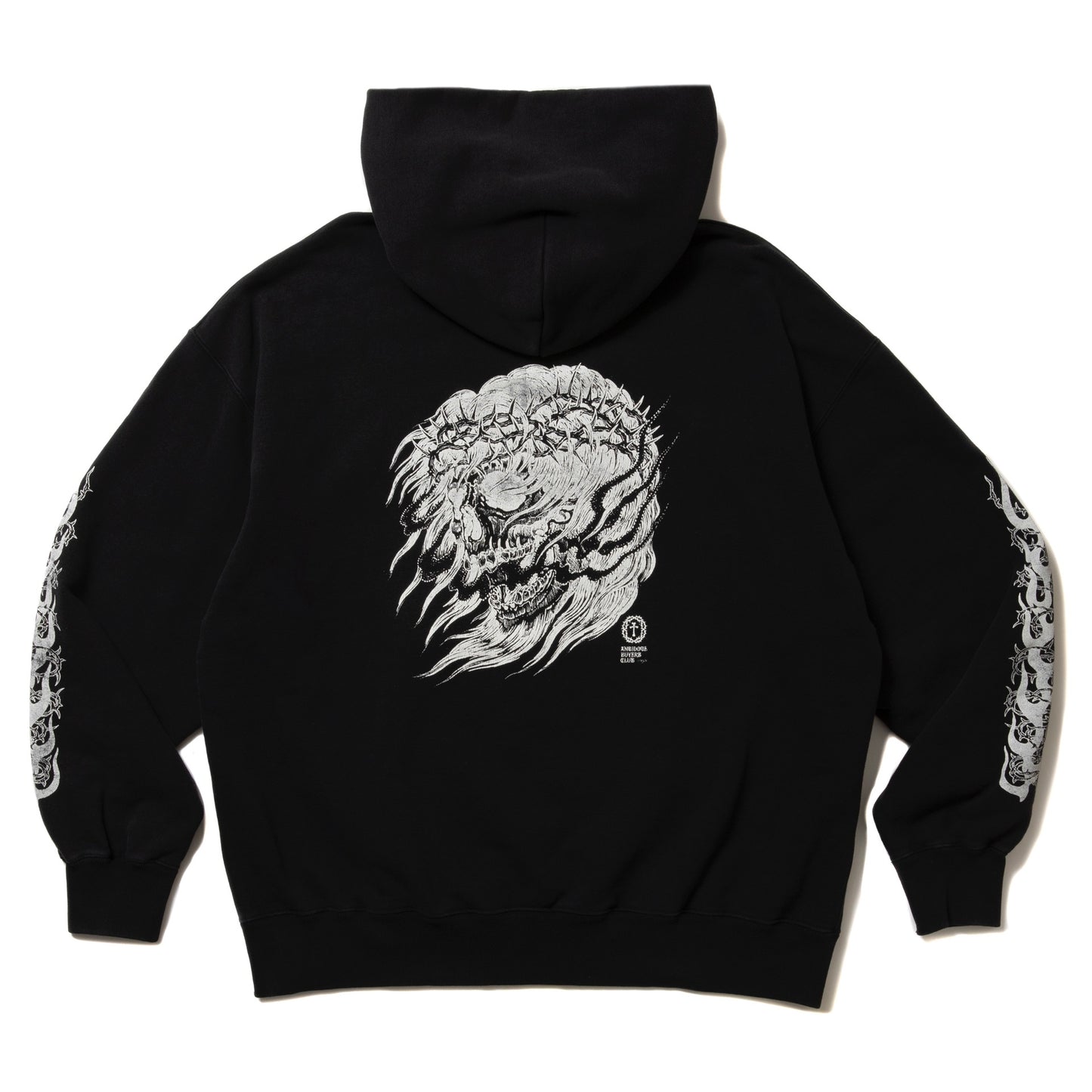 Fade Wash Sweat Parka (Skull Jesus)