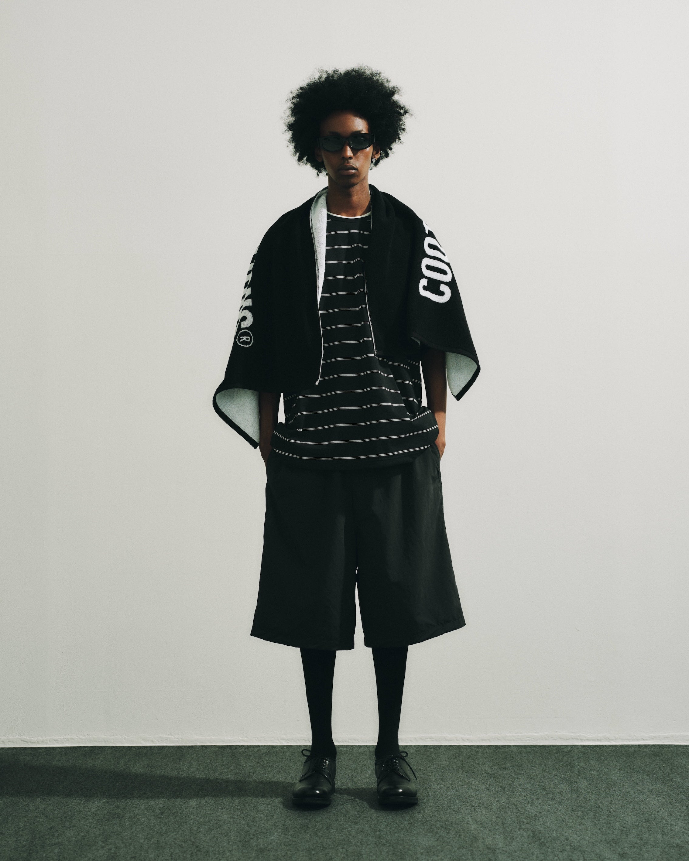 BORDERSatBALCONY ティアードトップス 36 Dry Tech Jersey Border S/S Tee – TIME AFTER TIME