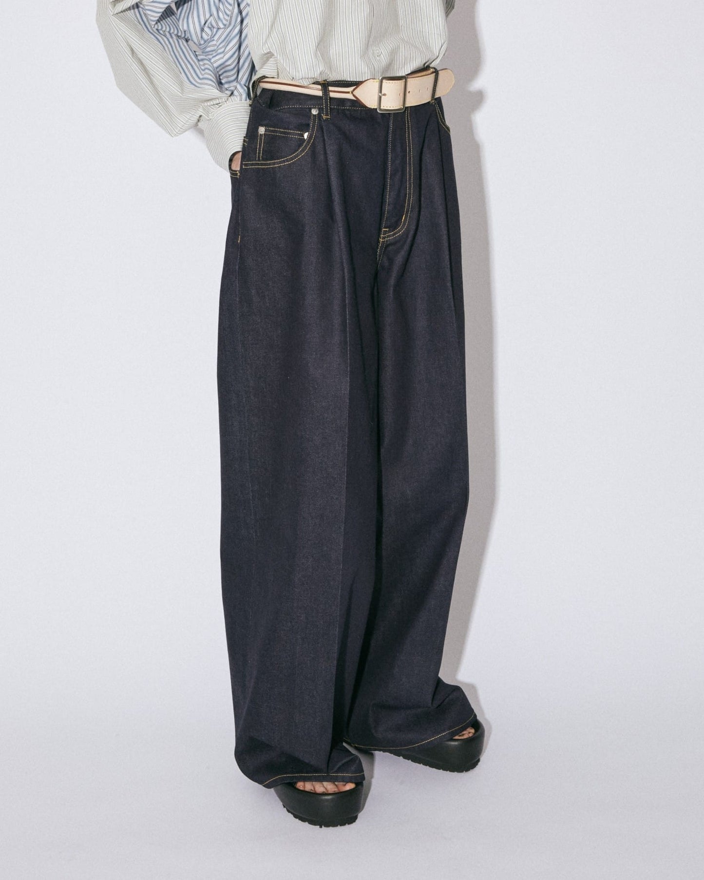 selvedge denim trousers fit