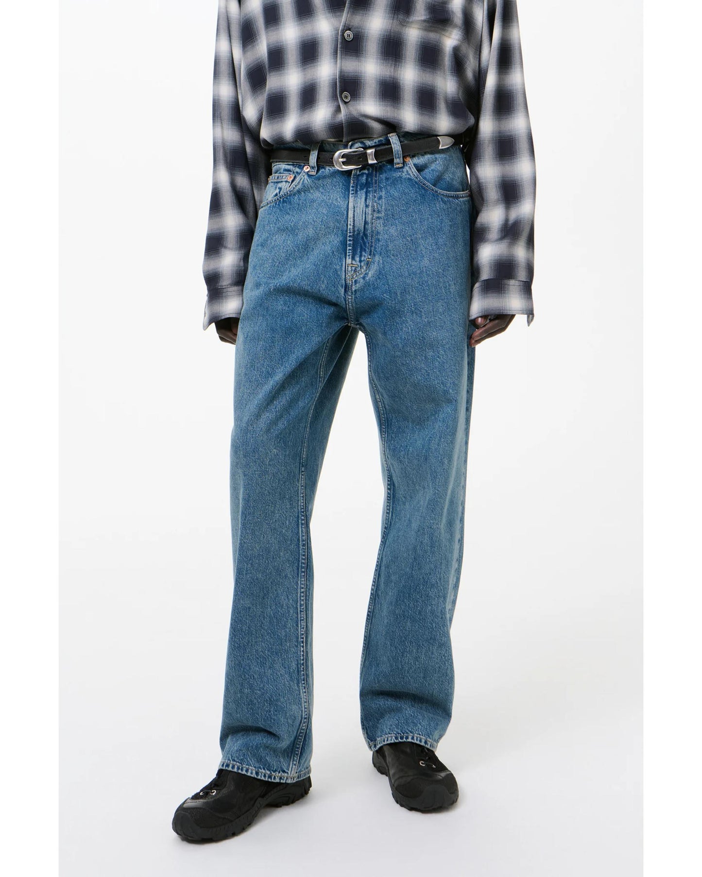 THIRD CUT BLUE TECH WASH DENIM  4225TBT