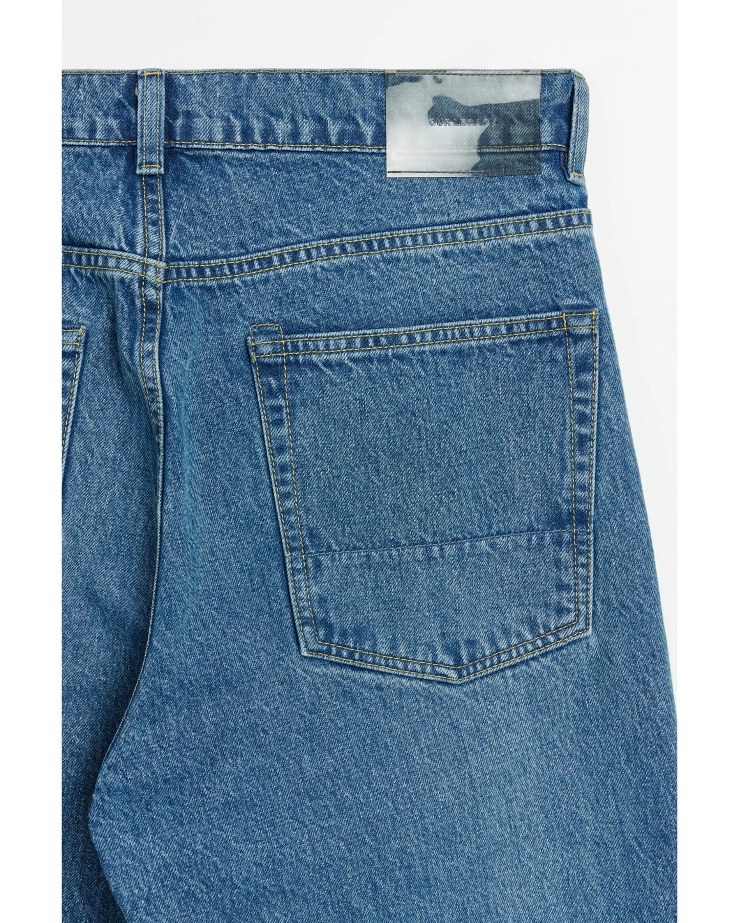 THIRD CUT BLUE TECH WASH DENIM  4225TBT