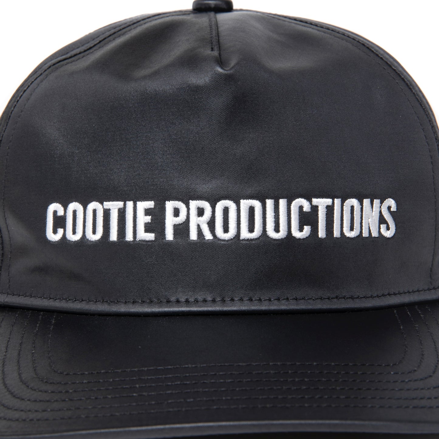 Damp Coated Satin 5 Panel Cap