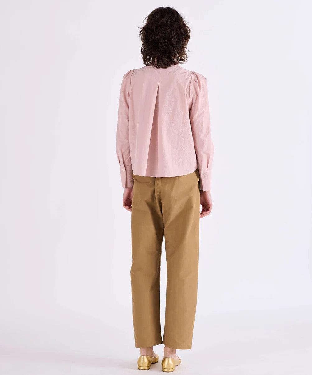 modern sleeve jabot blouse