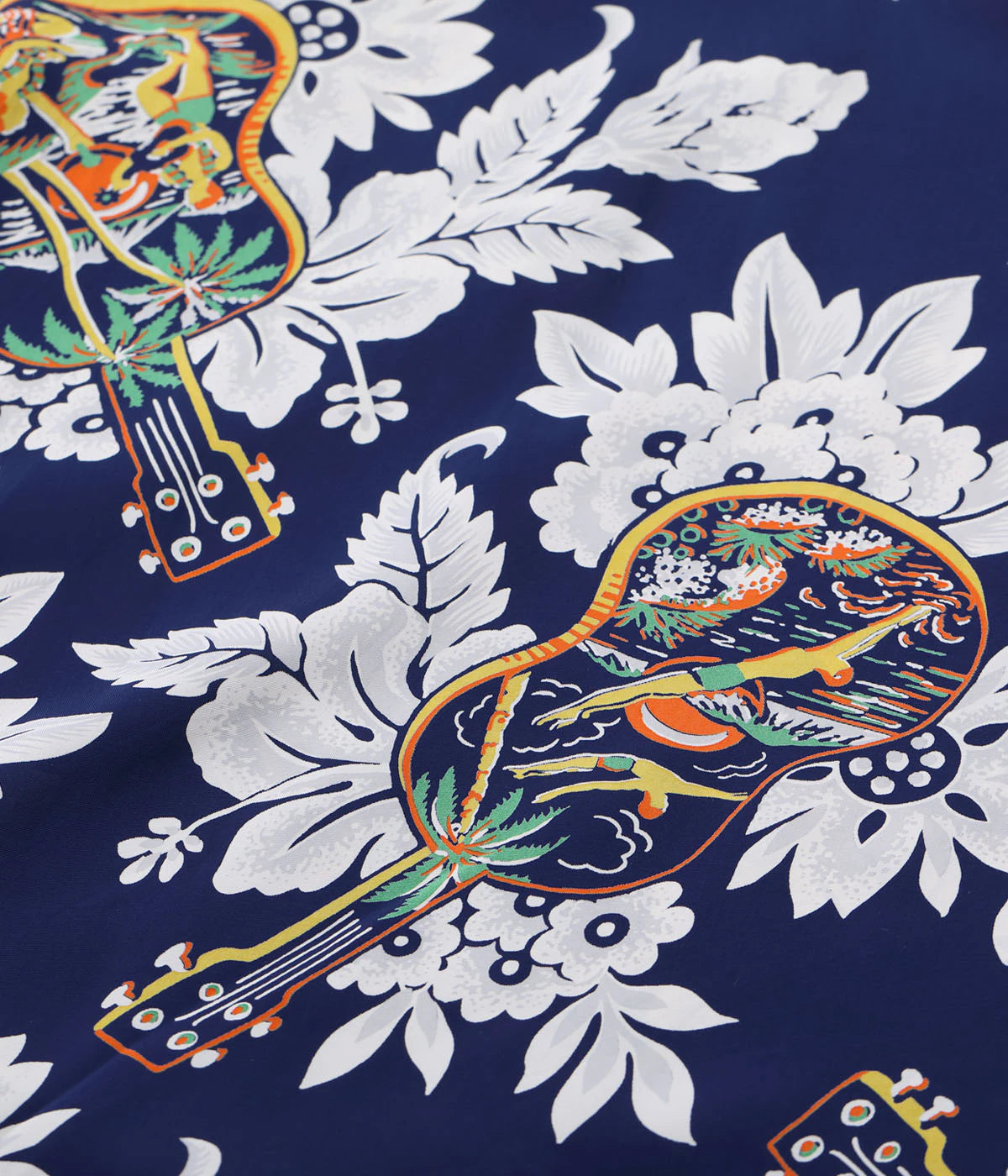 RAYON HAWAIIAN SHIRT “UKULELE MELODY”SS39613