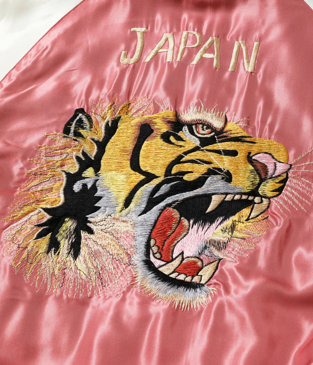 Mid 1950s Style Acetate Souvenir Jacket “WHITE DRAGON” × “TIGER HEAD”TT15972-219